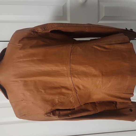 Vintage Beaded Wilsons Leather blazer - Picture 5 of 12